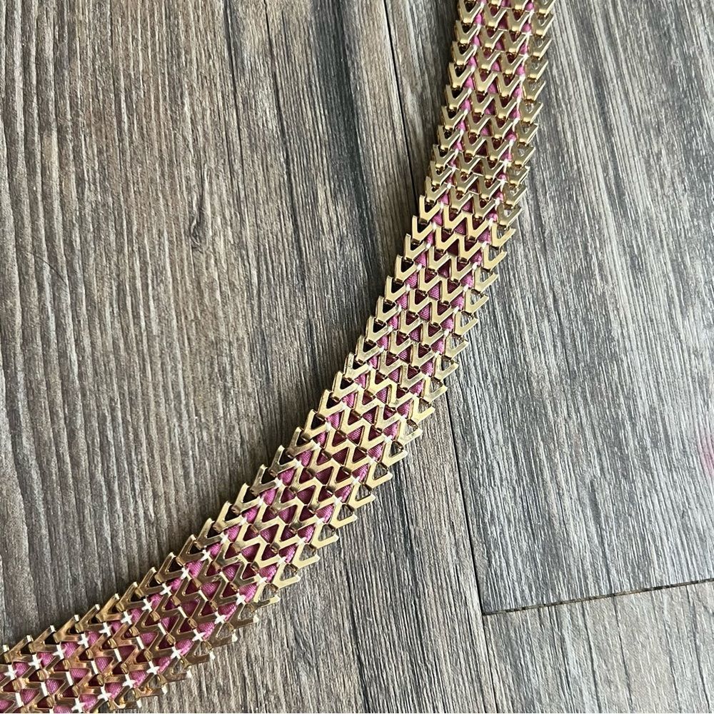 Gold choker/ collar necklace for women